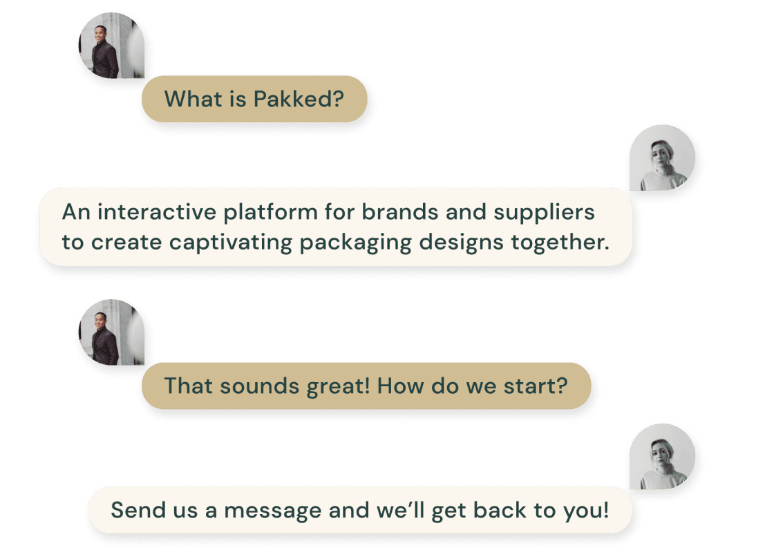 Contact us illustration with text messages